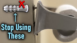 Permanent Fix For Loose Toilet Paper Holders and Towel Bars