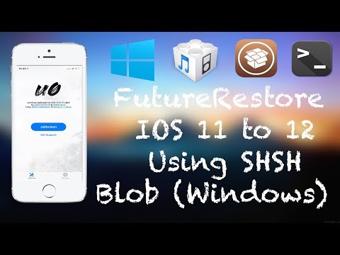 [Windows] How to FutureRestore [Upgrade] iOS 11-11.4.1 to iOS 12-12.1.2 with SHSH Blobs on Windows