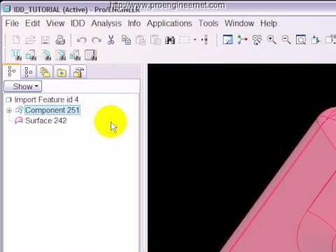 Pro/ENGINEER Wildfire 4.0: IDD Tutorial #1