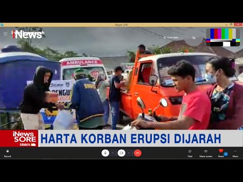 Jadi Lokasi Swafoto, Petugas Tutup Jalan ke Wilayah Terdampak Erupsi Semeru #iNewsSore 09/12