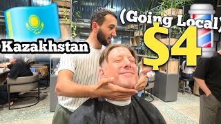 Getting Recognized at a Local Barbershop in Kazakhstan! 🇰🇿