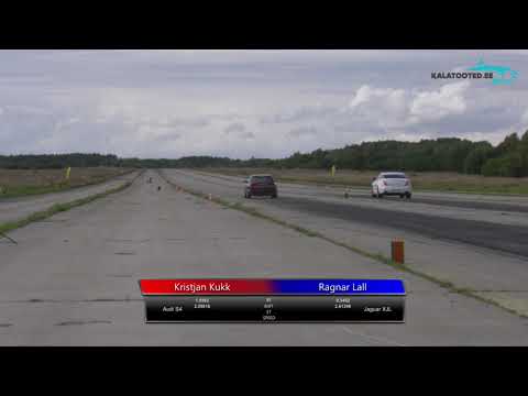 Kristjan Kukk - Audi S4 vs Ragnar Lall - Jaguar XJL. Dragrace@EDRAfinals2019
