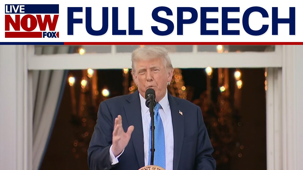 President Trump speaks at a Summer Soirée at the White House | LiveNOW from FOX