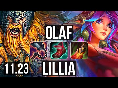 OLAF vs LILLIA (JNG) | 5/0/7 | BR Grandmaster | 11.23