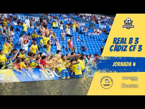 REAL SOCIEDAD B 3-3 CADIZ CF - MATCHDAY 4 - GOALS FROM AGOTE PP AND TABATADZE (2)
