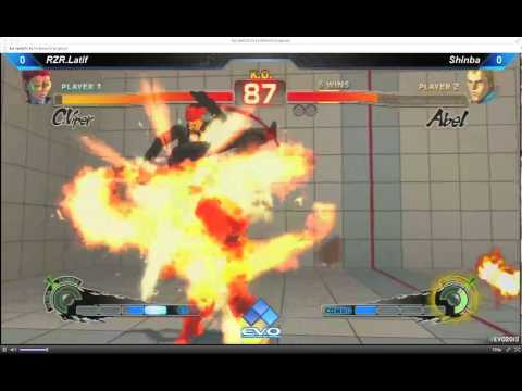 EVO 2013 - Super Street Fighter IV AE Pool Matches - RZR.Latif vs Shinba