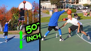 Professor 3v3 with 5'4 World's SHORTEST Dunker [50+ INCH VERTICAL]