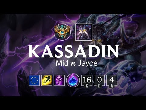 Kassadin Mid vs Jayce - EUW Challenger Patch 8.14