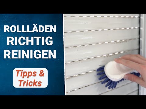 Rollläden reinigen 👉 innen & außen