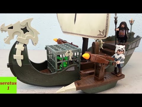 Playmobil Dragons Dragos Ship 9244 unpacking seratus1