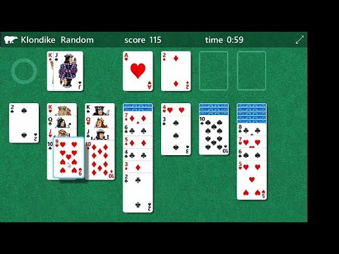 solitaire card game gameplay - YouTube