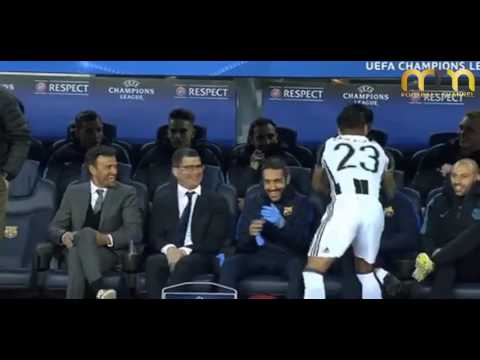 If you hate Dani Alves Watch this video Reaction Juventus vs FC BARCELONA