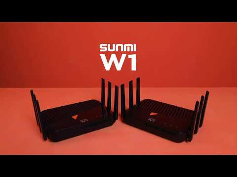 Sunmi W1s Commercial WLAN Router with dual frequency support video thumbnail