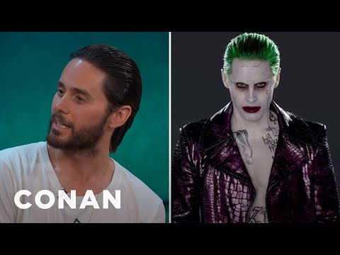 Jared Leto Tested Out A Few Different Joker Laughs  - CONAN on TBS