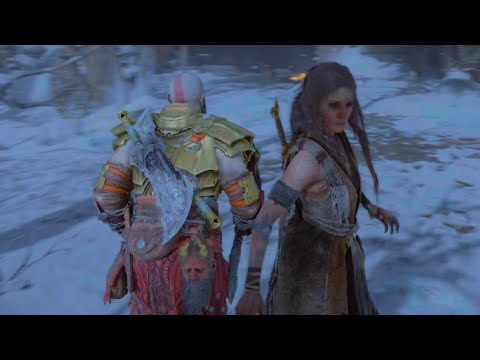 Atreus uses his dad trick to approach girls - God of War Ragnarok