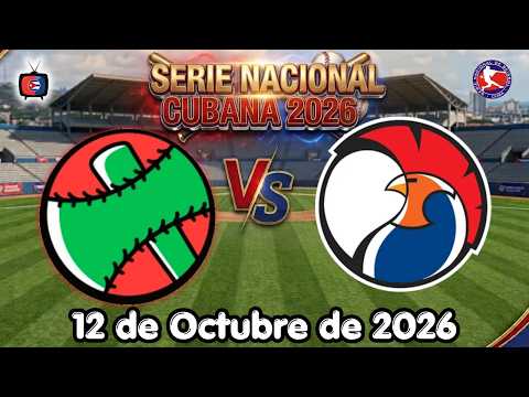 🛑EN VIVO: Las Tunas vs Sancti Spiritus | 4to Juego | Serie Nacional Cubana 2026 | 12/10/26
