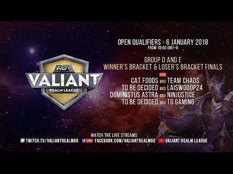 AOV Valiant Realm League - Open Qualifiers Group D & E Finals