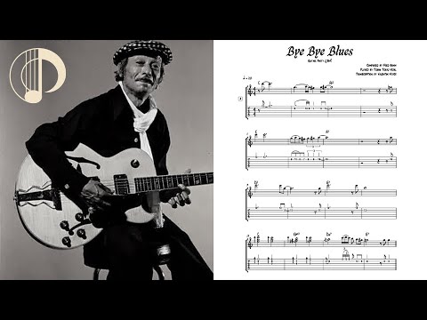 Tchan Tchou Vidal - Bye Bye Blues - Guitar Transcription