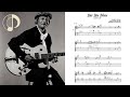 Tchan Tchou Vidal - Bye Bye Blues - Guitar Transcription