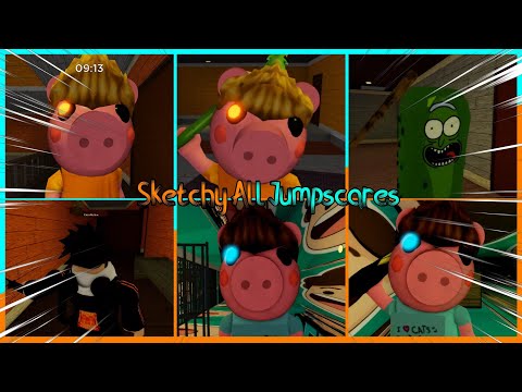 Sketchy [As of Chapter 2]: ALL JUMPSCARES (Game by  @DaRealZyro  )