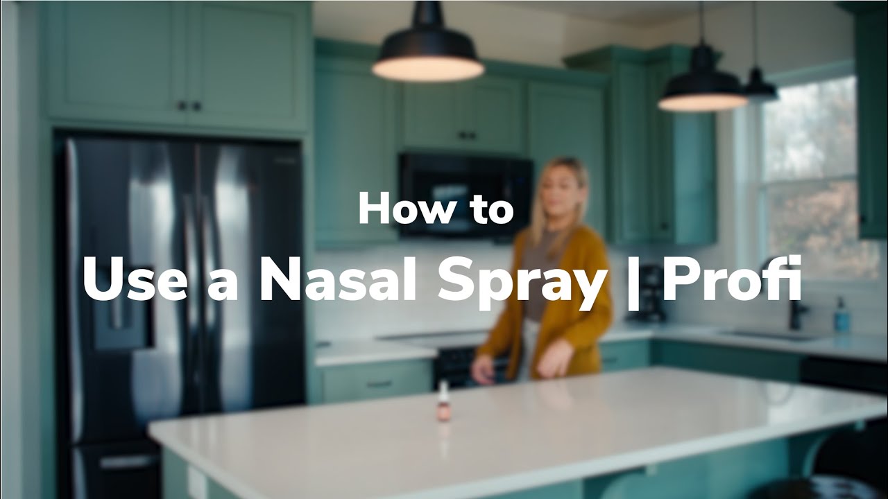 How to use a nasal spray | Profi Nasal Spray
