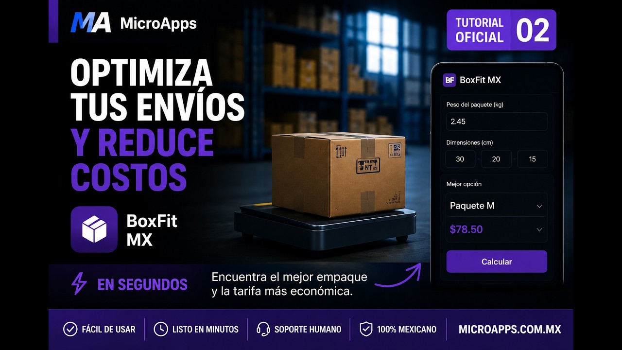Vista previa del tutorial de BoxFit MX Básico