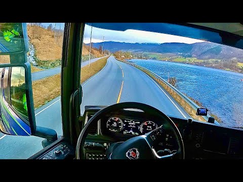 POV Driving Scania S540 - Norway Ølen