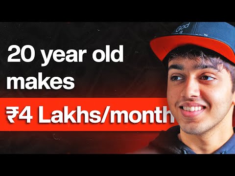 20 YEAR OLD Graphic Designer Makes 4 Lakhs/Month 🤯| Anik Jain | Ishan Sharma