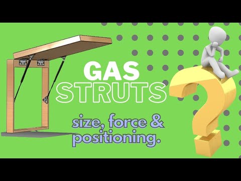 How to calculate a Gas Strut ! Length - Force - Position all DIY !!!