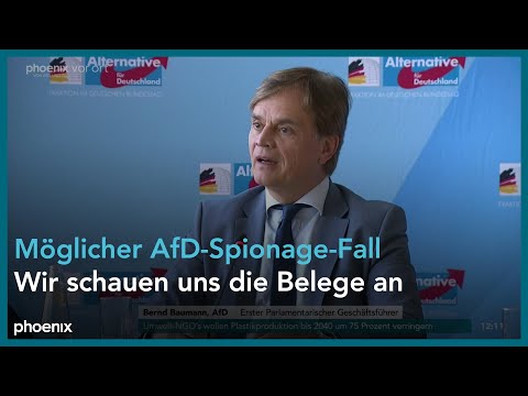 Pressekonferenz der AfD zu einem möglichen Spionagefall von Maximilian Krah für China am 23.04.24