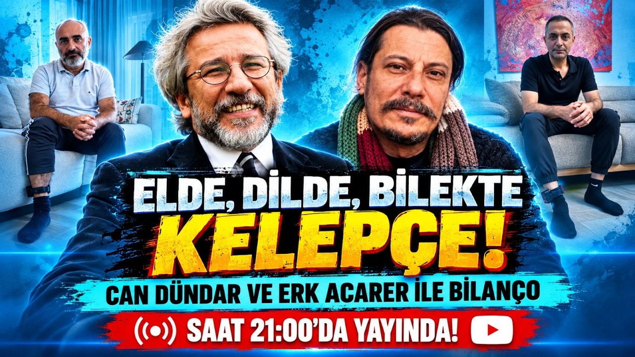 Elde, dilde, bilekte kelepçe! Can Dündar ve Erk Acarer ile Bilanço #canlıyayın
