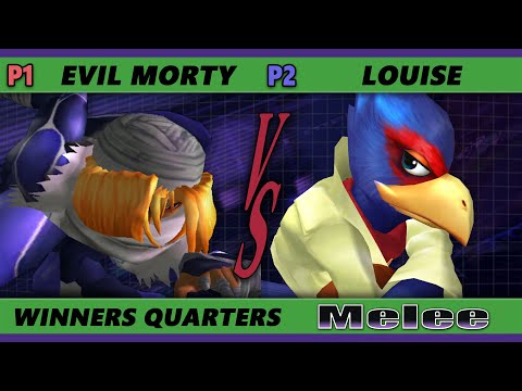 S@X 447 Winners Quarters - Evil Morty (Sheik) Vs. Louise (Falco) Smash Melee - SSBM