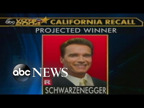 Oct. 7, 2003: Arnold Schwarzenegger Elected