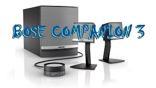 Video thumbnail for BOSE COMPANION 3 - Bass Test by KMR