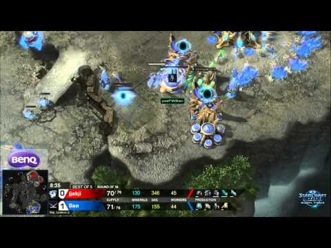 2014 WCS Global Finals Ro16 San vs jjakji Bo5 Set 2