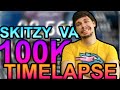[TIMELAPSE] Skitzy_VA (MRBEAST MEME) hitting 100K SUBSCRIBERS