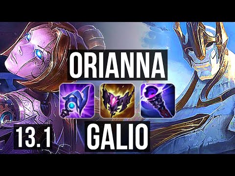 ORIANNA vs GALIO (MID) | 6/1/11, 500+ games | KR Master | 13.1