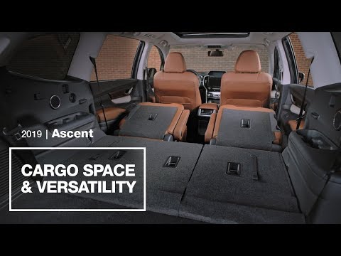 2019 Subaru Ascent Cargo Space and Versatility