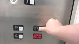 preview picture of video 'Schindler 300A Elevator @ Sears, Vallco Shopping Mall in Cupertino CA'