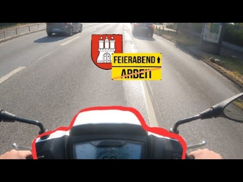 Piaggio Medley in Hamburg | Feierabendverkehr | Rollervlog