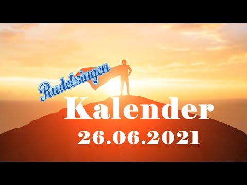 Der Mitsing-Kalender am 26.06.2021  - Tag 177