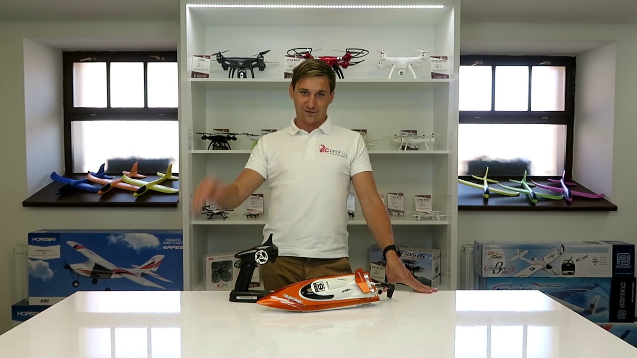 RC loď FT009, oranžová