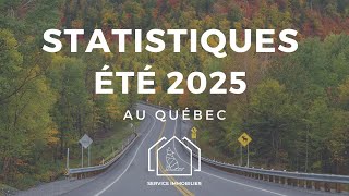 STATISTIQUES IMMOBILIÈRES  du Québec durant l'été 2025 au Québec 🚀 - Immobilier