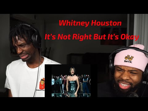 FIRST TIME reacting to Whitney Houston - It's Not Right But Its Okay | Babanthekidd (Official Video)