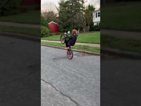 Lil wheelie #bikelife #wheeliebike #bikestunts #wheelieboyz #biketricks #stuntz #bikekingz #bicycle