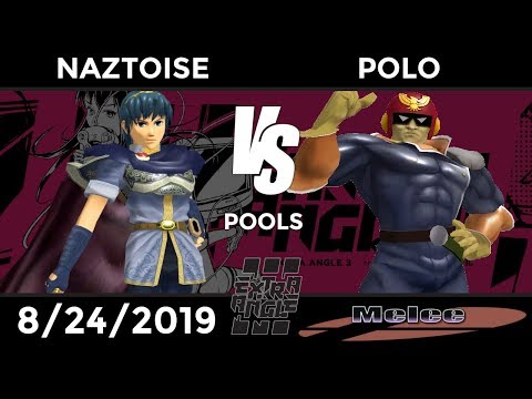 Extra Angle Melee: Pools - Naztoise (Marth) vs Polo (Captain Falcon)