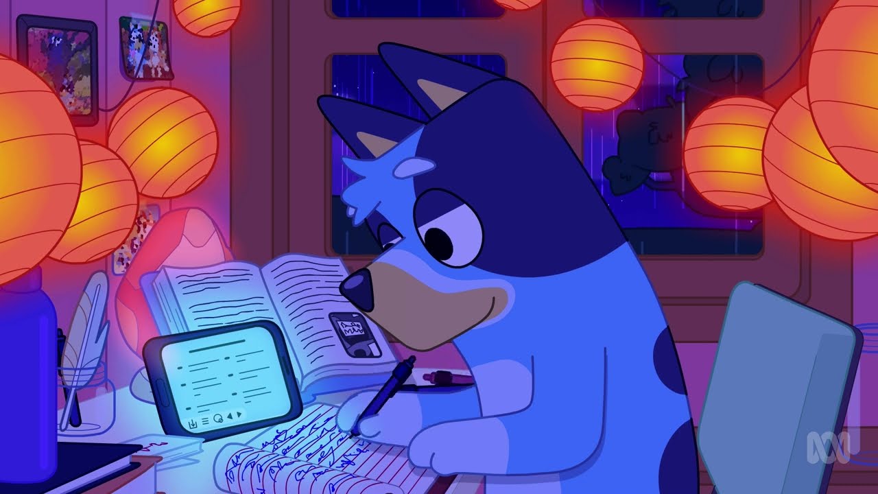 Study with Bluey // Cozy chill lofi music