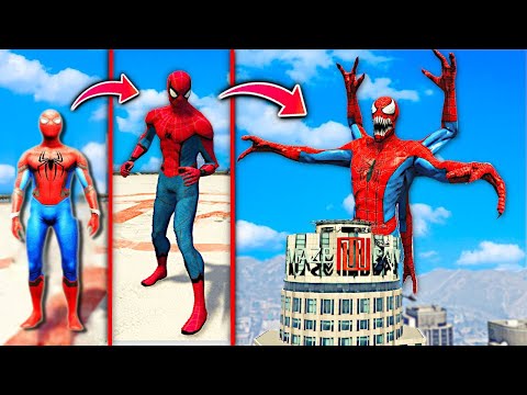 GTA 5 - Upgrading SPIDER-MAN Into SPIDER GOD In GTA 5.. (Mods)