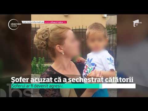 Șofer de microbuz acuzat că a sechestrat călătorii