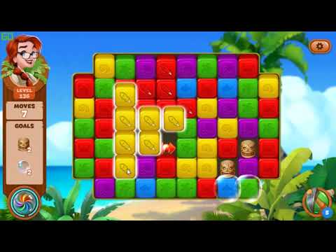 Lost Island Blast Adventure level 136